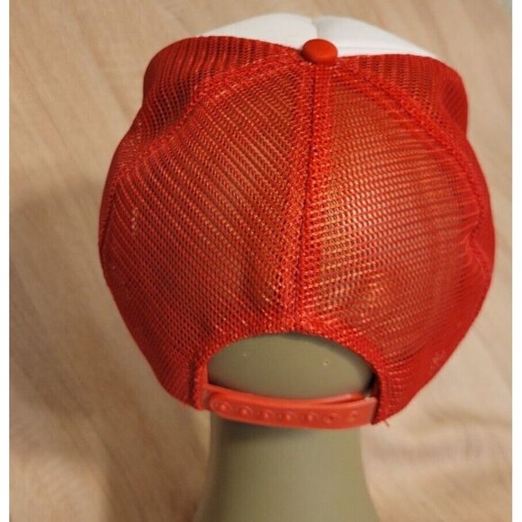 Vintage Snapback New England Patriots Football Trucker Cap Hat Sz M/L Korea - Picture 3 of 10